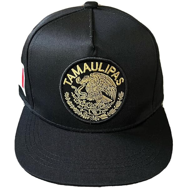 Camara Shop Durango Federal Snapback Cap – Black 5-Panel Mexico Hat, Adjustable Unisex