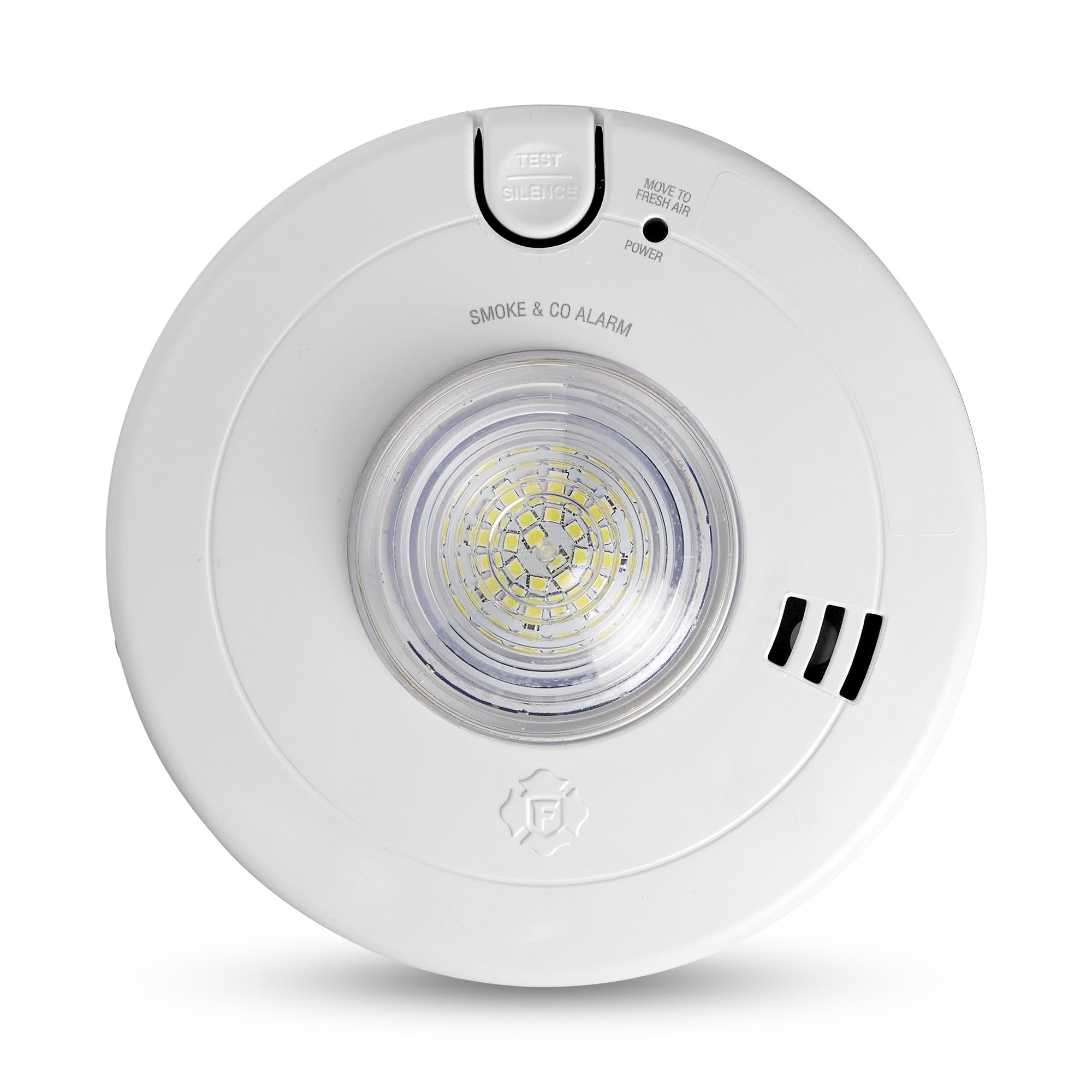Photo 1 of First Alert SMCO110LED-AC, Hardwire Combination Smoke & Carbon Monoxide Alarm with LED Strobe & 10-Year Battery Backup, 1-Pack