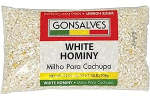 Gonsalves Dried White Hominy Milho Para Cachupa 32 Ounce (2lb) 908g Bag
