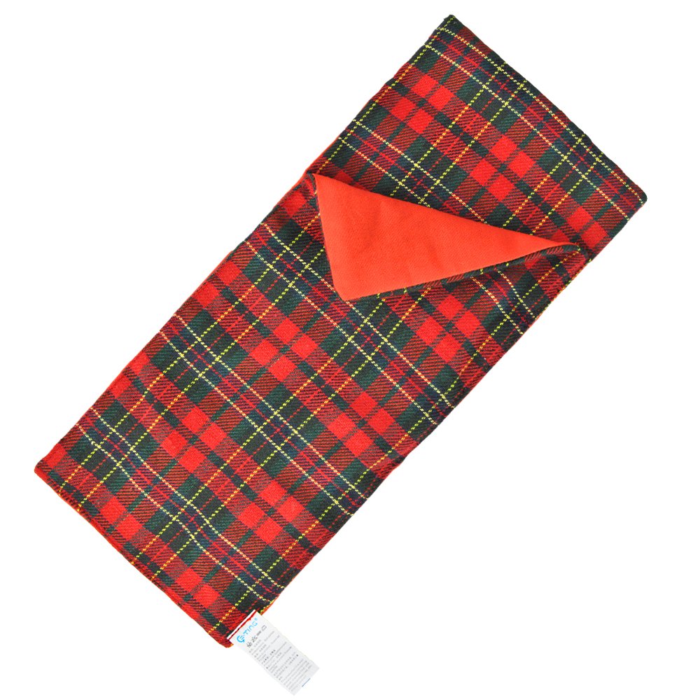 E-TING Sleeping Bag Christmas Accessory for Elf on the Shelf (Doll is not included) (Red-green Plaid)