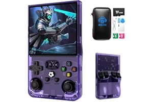 R36S Max Console de jeu rétro portable, écran HD IPS de 4", processeur 64 bits, batterie 4000 mAh, plus de 15 000 jeux préins
