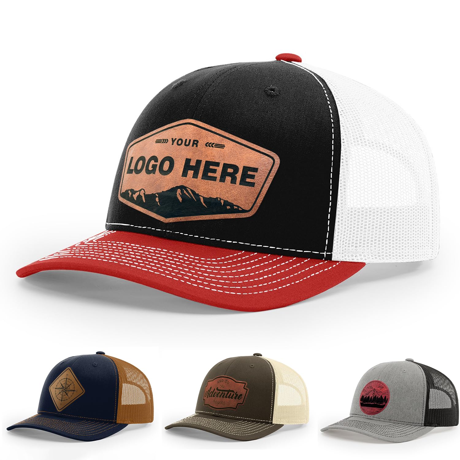 5-Pack Personalized Custom 112 Style Trucker