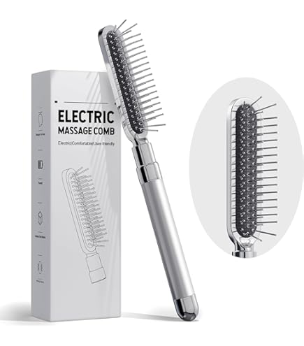 Amazon.com: Head Massager Hairbrush with Vibration Double Speed for Hair  Massage Set of 2 Brush : Health & Household
