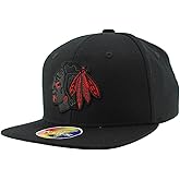 ZHATS NHL Unisex Kids NHL Officially Licensed Youth Adjustable Snapback Hat Flat Bill Z11 Black Element