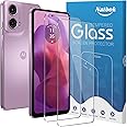 Natbok 2 Pack Compatible with Moto E14/Moto G24/G24 Power/G04/G04s/E 14 Screen Protector,Full Coverage 9H Tempered Glass Film,HD Clear Scratch Resistant,Bubble-Free for Moto G24 Power Screen Protector