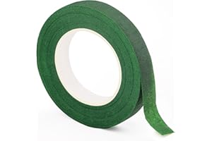 SOCNITC Floral Tape 1/2inch Flower Tape, Flower Tape for Bouquet Stem Wrap Floral Arranging Craft Projects Corsages, Wedding Bouquet