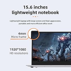JSHIX 15.6'' Windows Laptop,Intel Celeron N5095