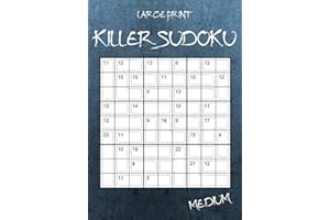 Large Print Medium Killer Sudoku: 100 Sumoku Puzzles - Sudoku Variety Puzzle Book