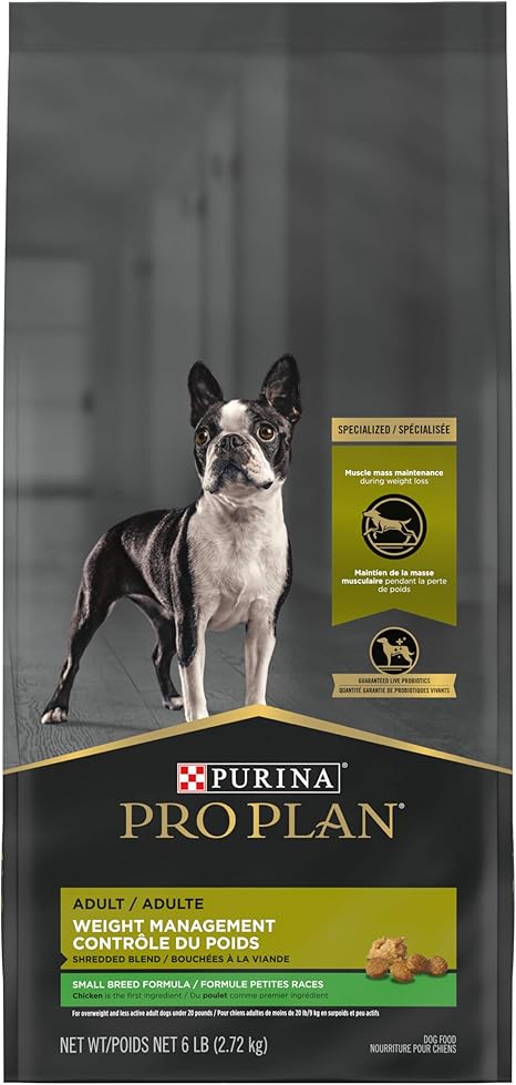 Weight management dog food for small breeds Clearance