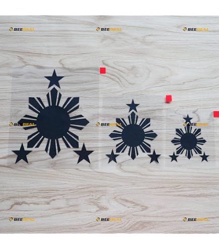 Philippinen-Flagge Vinyl-Aufkleber – 11 Cm + 2 Bonus-Aufkleber, Wetterfest & Laminiert