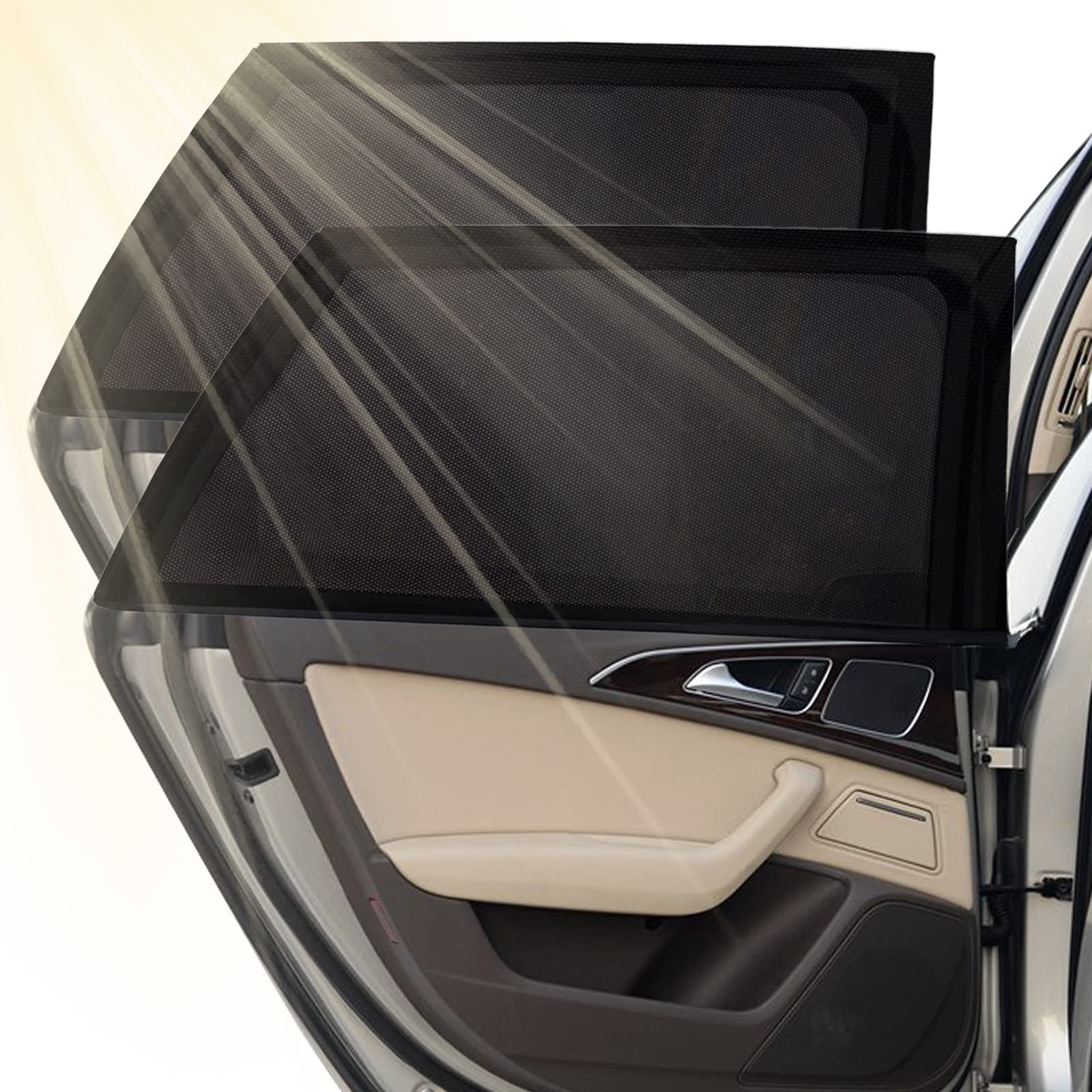 Joyblossom Car Window Shades for Baby, UV Protection, 2 Pack