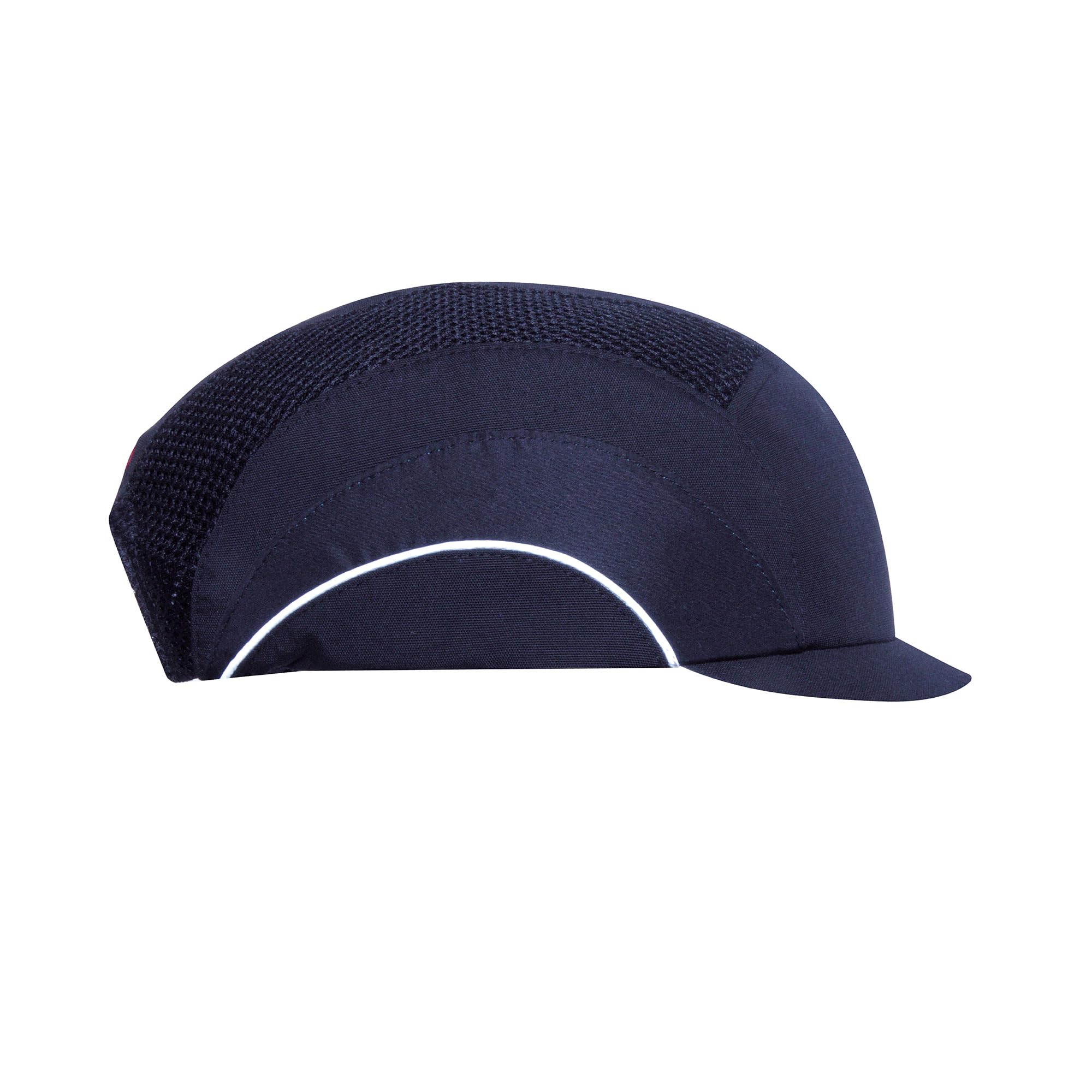 JSP HARDCAP A1+ Lightweight Safety Bump Cap - 2.5cm Peak - Navy - Ventilated - Mens Hard Hat Cap - For Construction, Warehousing, Manufacturing, Logistics & Industry - EN812
