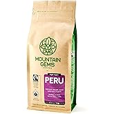 Mountain Gems Coffee - Peru (Medium Roast), 454 g