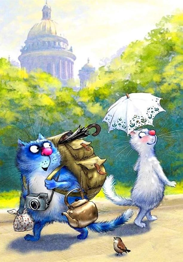 DIY Malen Nach Zahlen Kits für Erwachsene Kinder Reisende