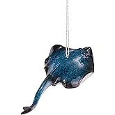 C&F Home 5" Cozumel Reef Stingray Hanging Christmas Tree Ornament Xmas Festive Winter Holidays Artificial Pine Tree Home Living Room Coastal Nautical Beach Decor Decoration Blue