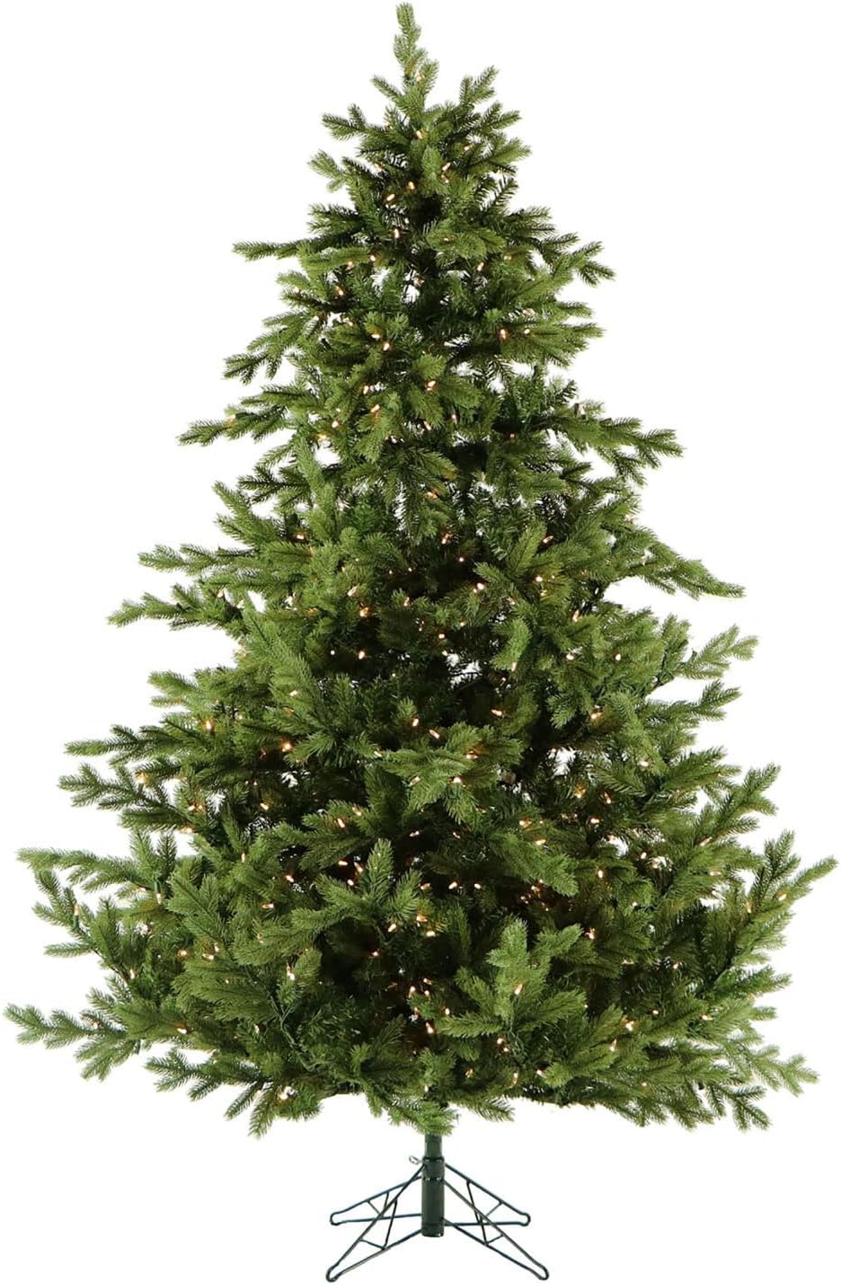Trees - Fraser Hill Farm Foxtail Pine Christmas Tree, 6.5 Feet Tall | Artificial Tree Includes Easy to Connect Clear Smart Lights | Perfect Holiday Decor for The Home | FFFX065-5GR, Green