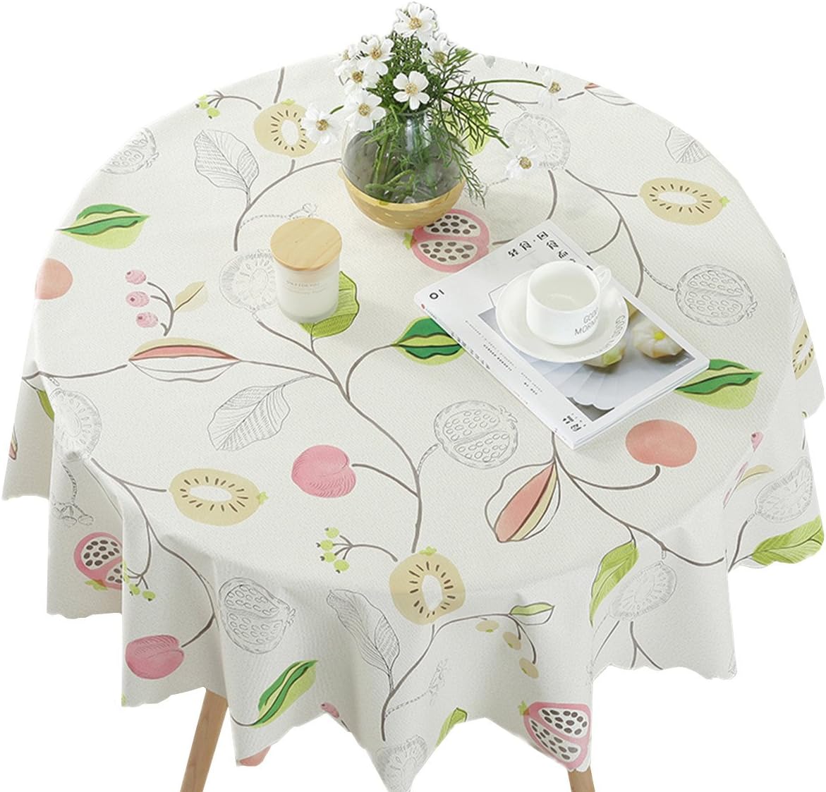 Best 48 inch table cloth round