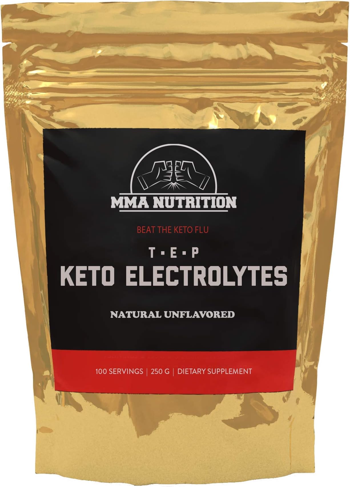 Keto Sugar Free Electrolyte Powder with Magnesium Potassium and Sodium to Help You Beat The Keto Flu - 100 Servings Unflavored - Boost Endurance and Reduce Fatigue - Replenish Electrolytes on Keto