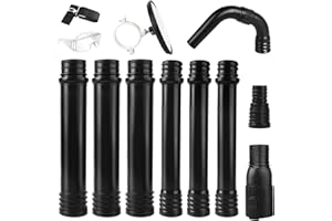 Zipcase Gutter Cleaning Kit - 9.25 ft Safe, with Reflector, Ground-Level Leaf Blower Gutter Attachment Compatible with EGO 530CFM / 580CFM / 575CFM / 650CFM/ 615CFM/LBX6000 Leaf Blowers