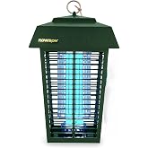 Flowtron Electric Bug Zapper, 1 Acre Outdoor, 40W UV, 5600V Zap, Green | Protects yards, patios, and farms - octenol lure attracts and helps eliminate mosquitoes, flies, and gnats - ETL certified