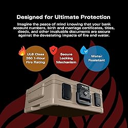 FireKing SureSeal Fire Safe with Key Lock, 1 Hour