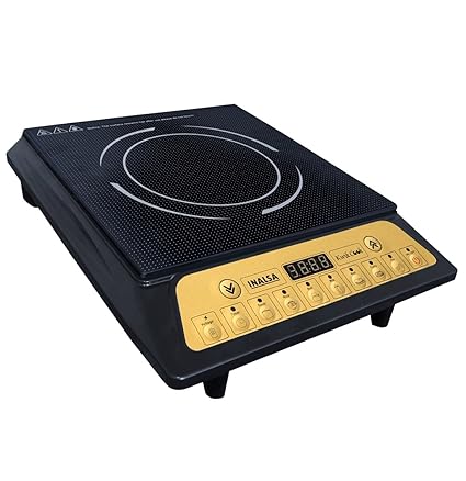 Inalsa Kwik Cook 2000-Watt Induction Cooker (Black/Golden)