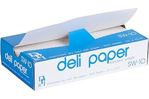 Durable Packaging 10" x 10 3/4" Interfolded Deli Wrap Wax Paper