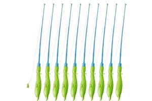Toy Fishing Rod, 10-Pack Toy Fishing Pole for Toddlers and Kids, Educational Outdoor Pool Party Game
