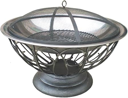 Amazon Com Fire Sense Stainless Steel Urn Fire Pit Outdoor