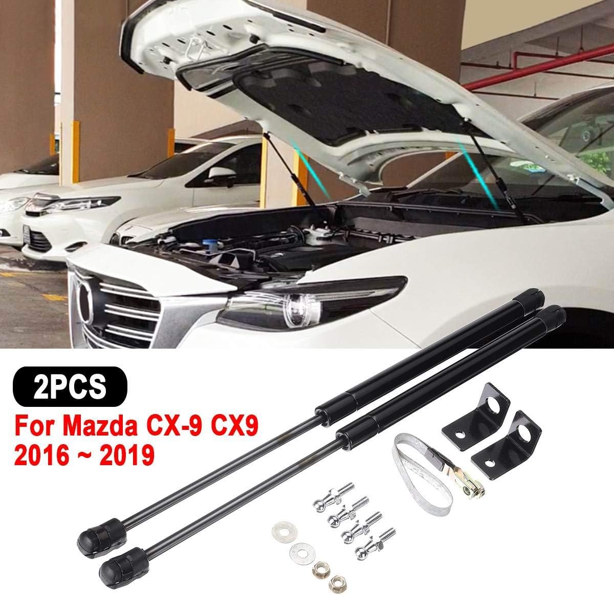 OBCWSG For-Mazda CX-9 CX9 2016-2019, Automatic Car Styling Hood Cover Strut Hydraulic Rod Telescopic Rod Lift Support Auto Accessories