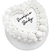 Scorpio Cake Topper – Zodiac Birthday Decoration for Scorpio Season, Horoscope Party Supplies for Baby or Adult Birthday (Scorpio baby black)