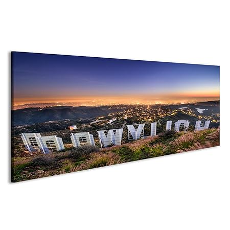 islandburner Bild Bilder auf Leinwand LOS Angeles, California - 29. Februar: Das Hollywood-Zeichen mit Blick auf Los A Wandbi