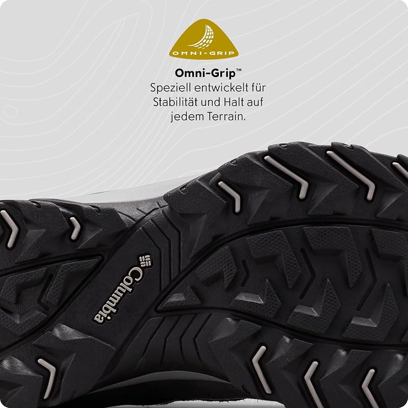 Crestwood Wanderschuhe für Herren, Schwarz (Shark x Columbia Grey), 42 EU