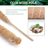 tallkeey Moss Pole Monstera Support 114cm Bendable Coco Coir Totem Pole view 5