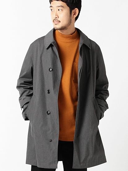 Amazon ビームス Beams ステンカラーコート The North Face Purple Label Beams 別注 ステンカラーコート メンズ Charcoal G M コート ジャケット 通販