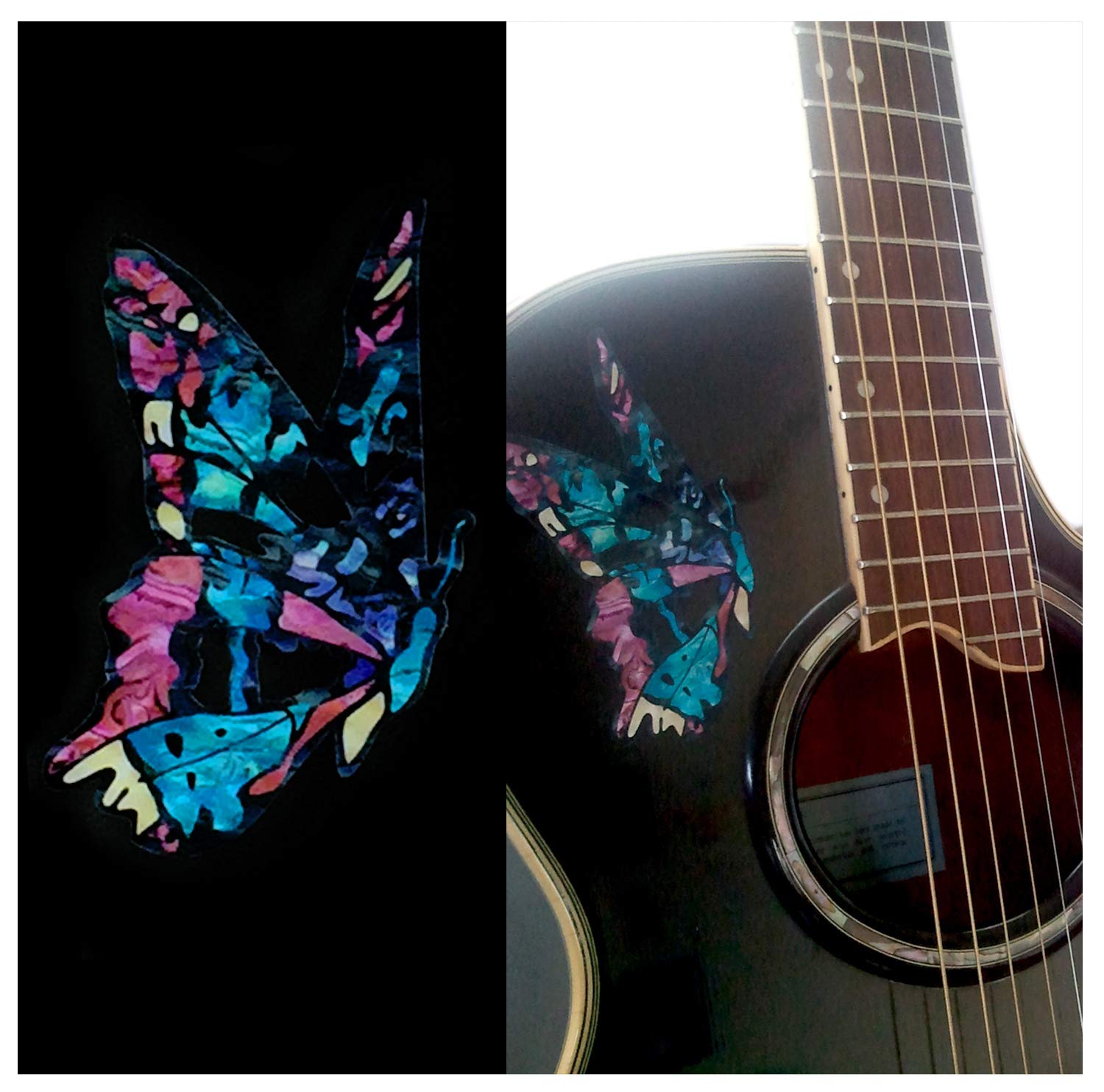 Inlaystickers for Guitars & Bass - Fairy Butterfly