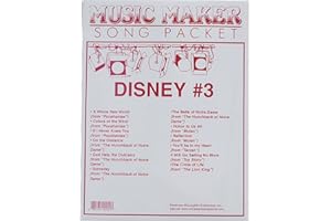 EUROPEAN EXPRESSIONS Disney #3 songsheet packet for the Music Maker