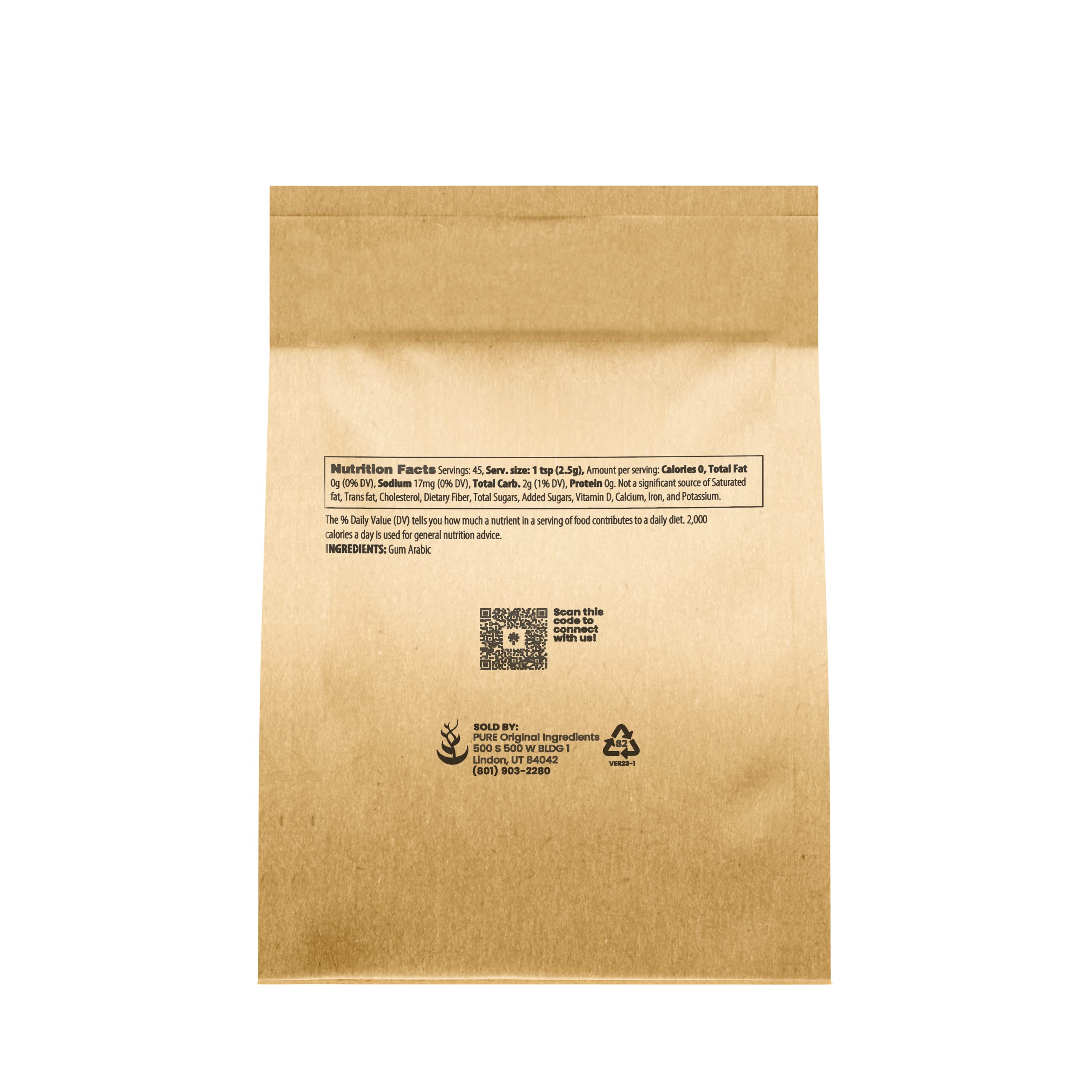 Pure Original Ingredients Gum Arabic (4oz), Essential Ingredient for DIY Watercolor Paints,