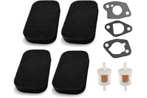 Hippotech Pack of 4 Air Filter for Predator Generator 4000W/4375W Fits Champion 196cc 6.5HP 3000W-4000W for DuroMax XP Series