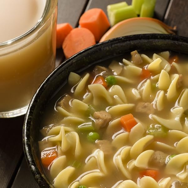 PACIFIC FOODS ORGANIC BONE BROTH CHICKEN NOODLE SOUP, 17 OUNCE