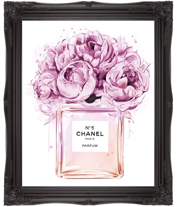 Chanel Coco Perfume Art Wall art perfume art A4 art A3 art