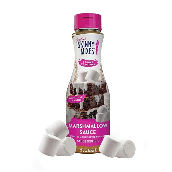 JORDAN’S SKINNY MIXES SUGAR FREE MARSHMALLOW SAUCE TOPPING,...