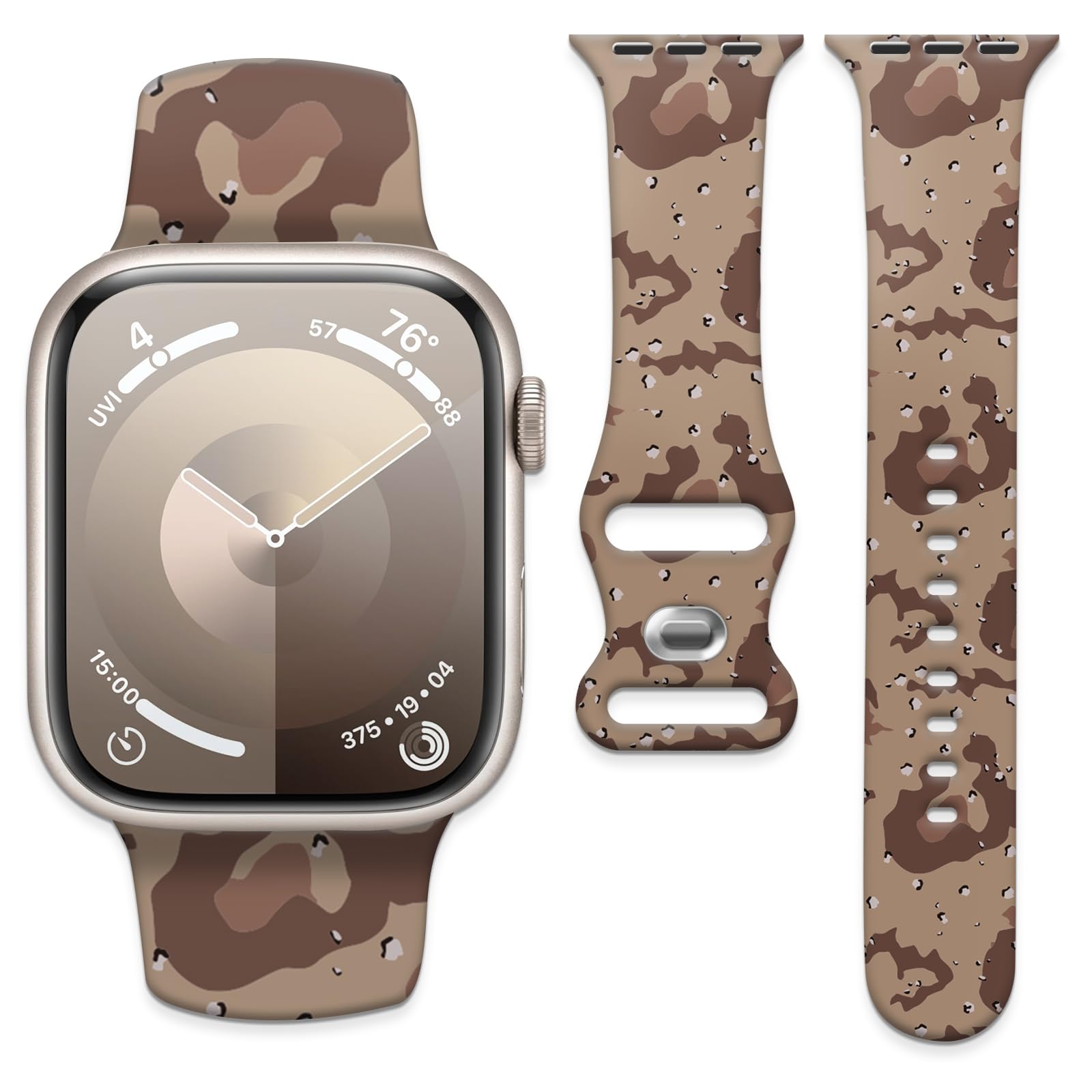 Soft Silicone Pattern Printed Bands Compatible with