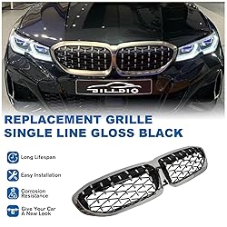 BILLDIO G20 Grill - Chrome Kidney Grille Compatible