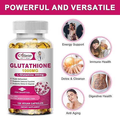 glutathione cancer cure TERRA ELMNT | Liposomal Glutathione Supplement 2150mg | With Vitamin C & Quercetin main image 0
