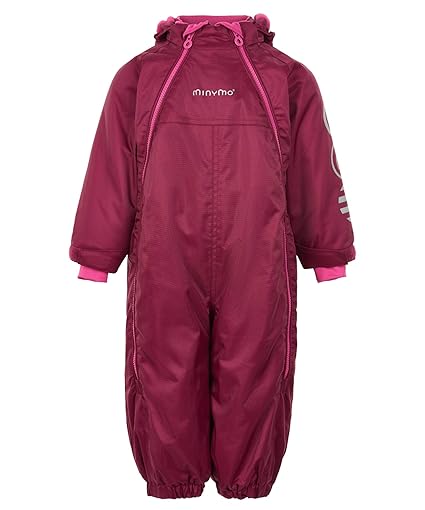 MINYMO Baby Girl Schneeanzug 2 Zipper 104