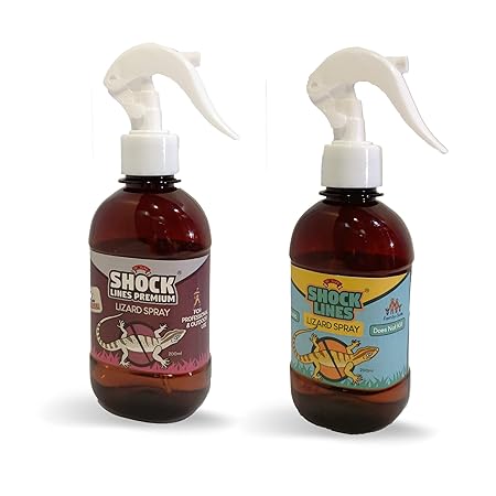MAGIC SHOCKLines Herbal Lizard Repellent Spray (Pack of 2) (200 ml Each)