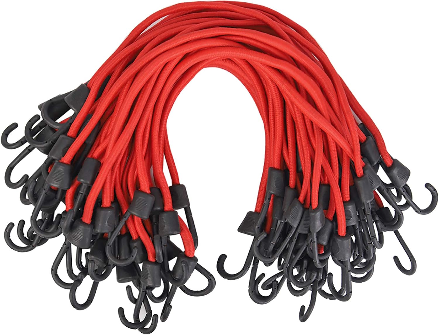XSTRAP 40PK 19-Inch Red Bungee Cords - - 