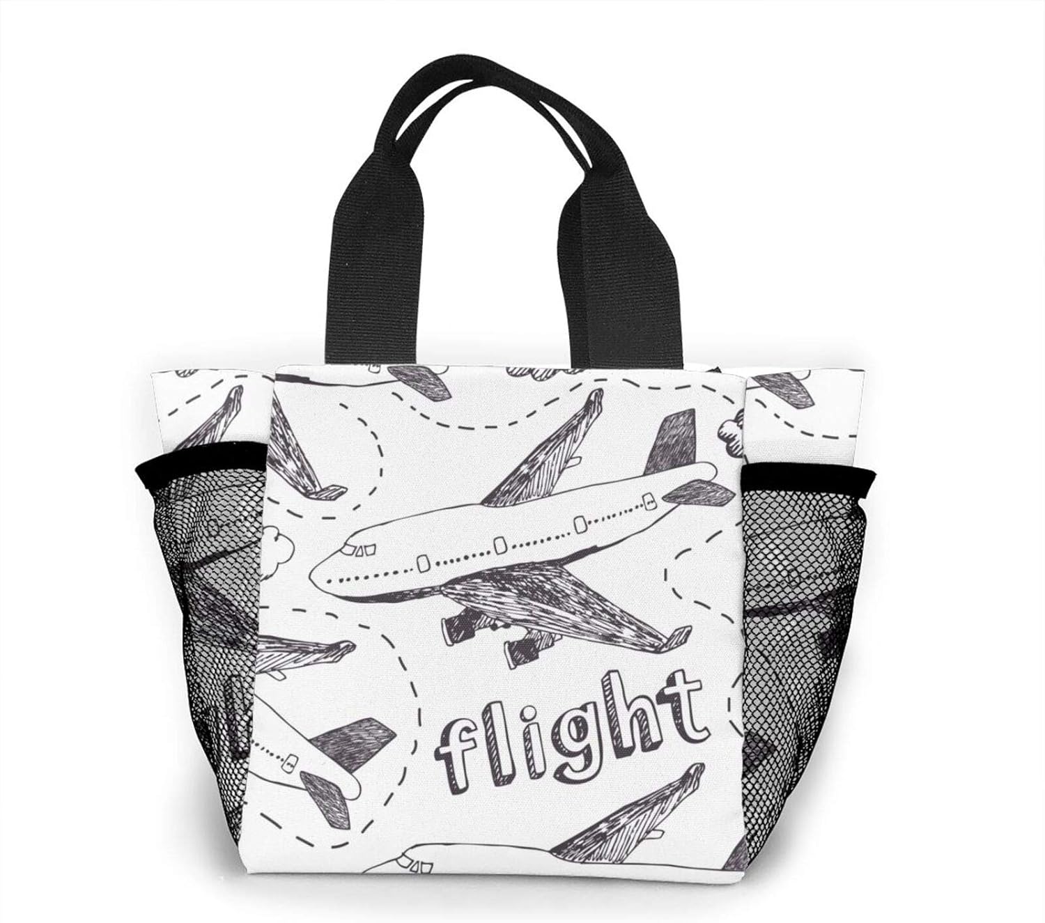 Flight Handbag Women's Fashion Shopping Bag Reusable Carry Small