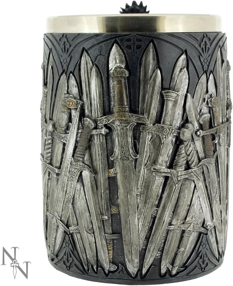 Nemesis Now Sword Tankard Mug 14cm Silver, Gray - Image 3